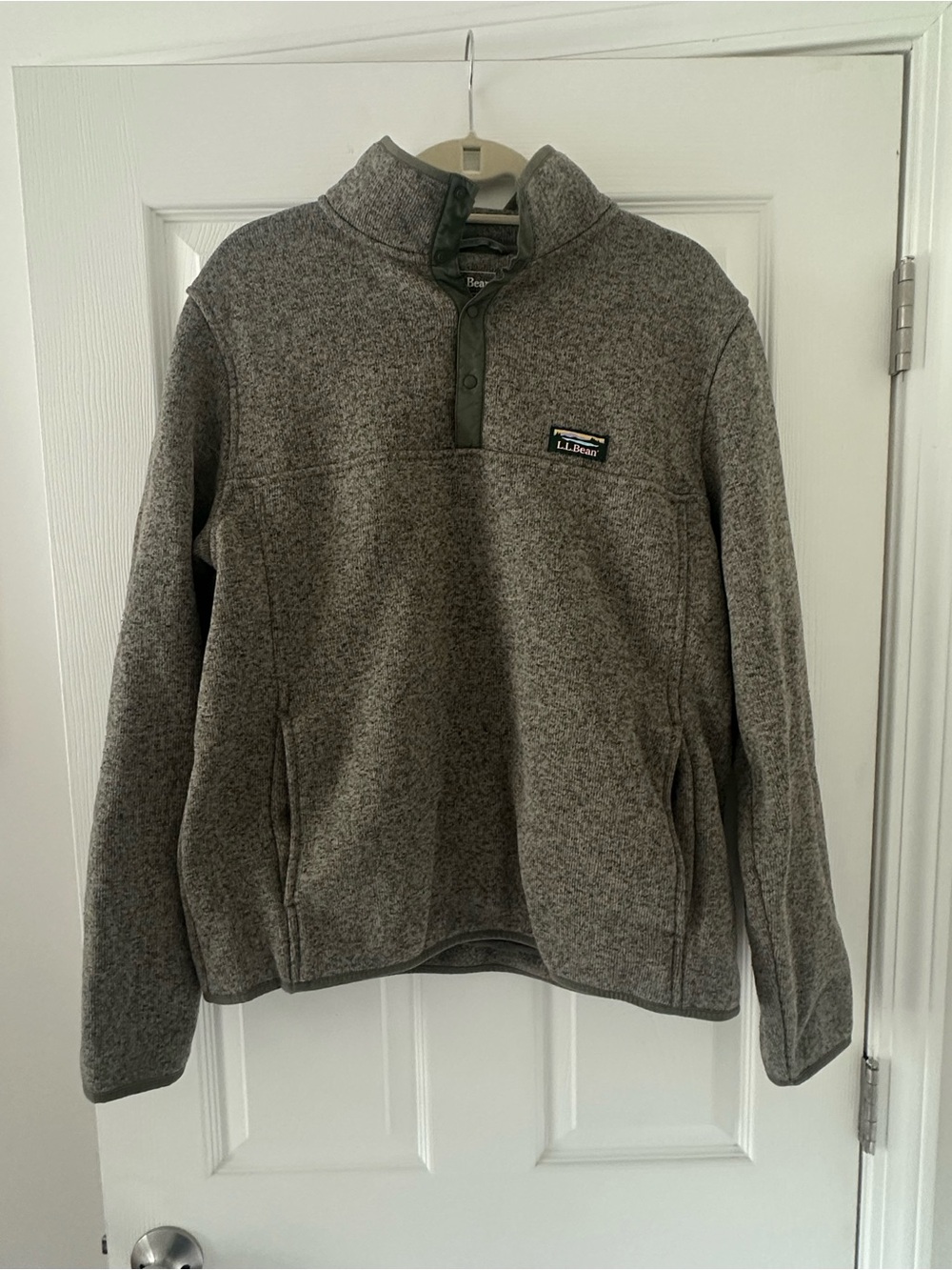 L.L. Bean Men's Snap Button Fleece Pullover